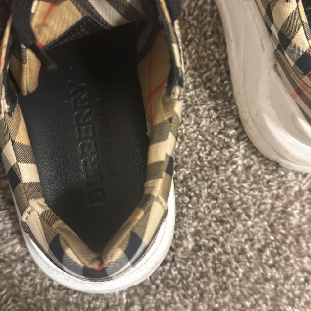 Regis Check Trainer Sneakers - Picture 3 of 5